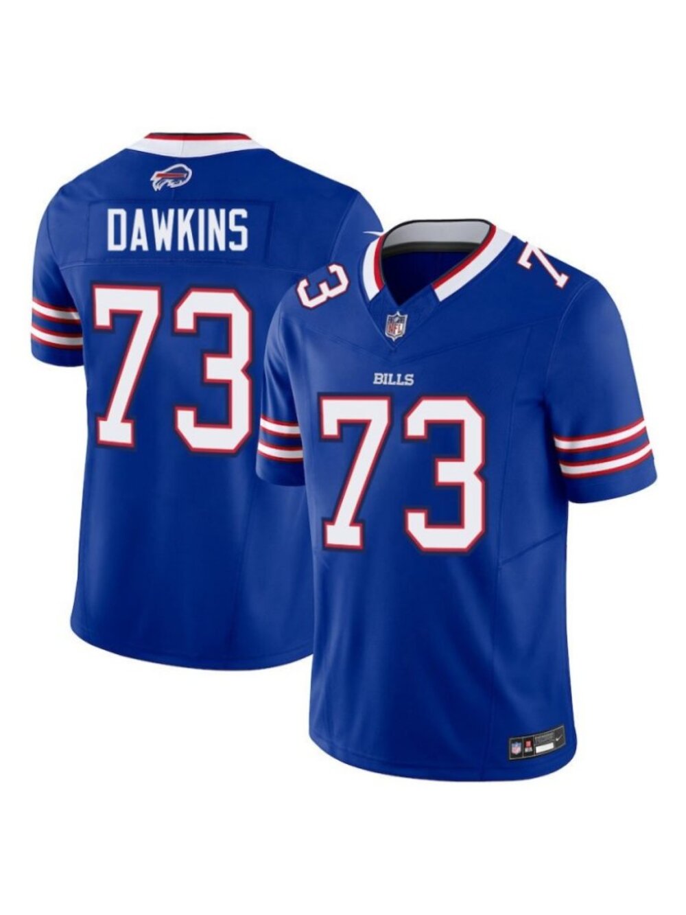 Choose for Youths Dion Dawkins Royal Blue Stitched Jersey Vapor